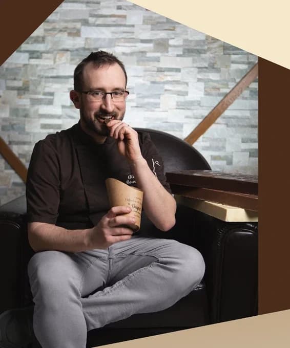 Alexis Bourgery, chef pâtissier et chocolatier Aux Délices Lorraines à Hayange