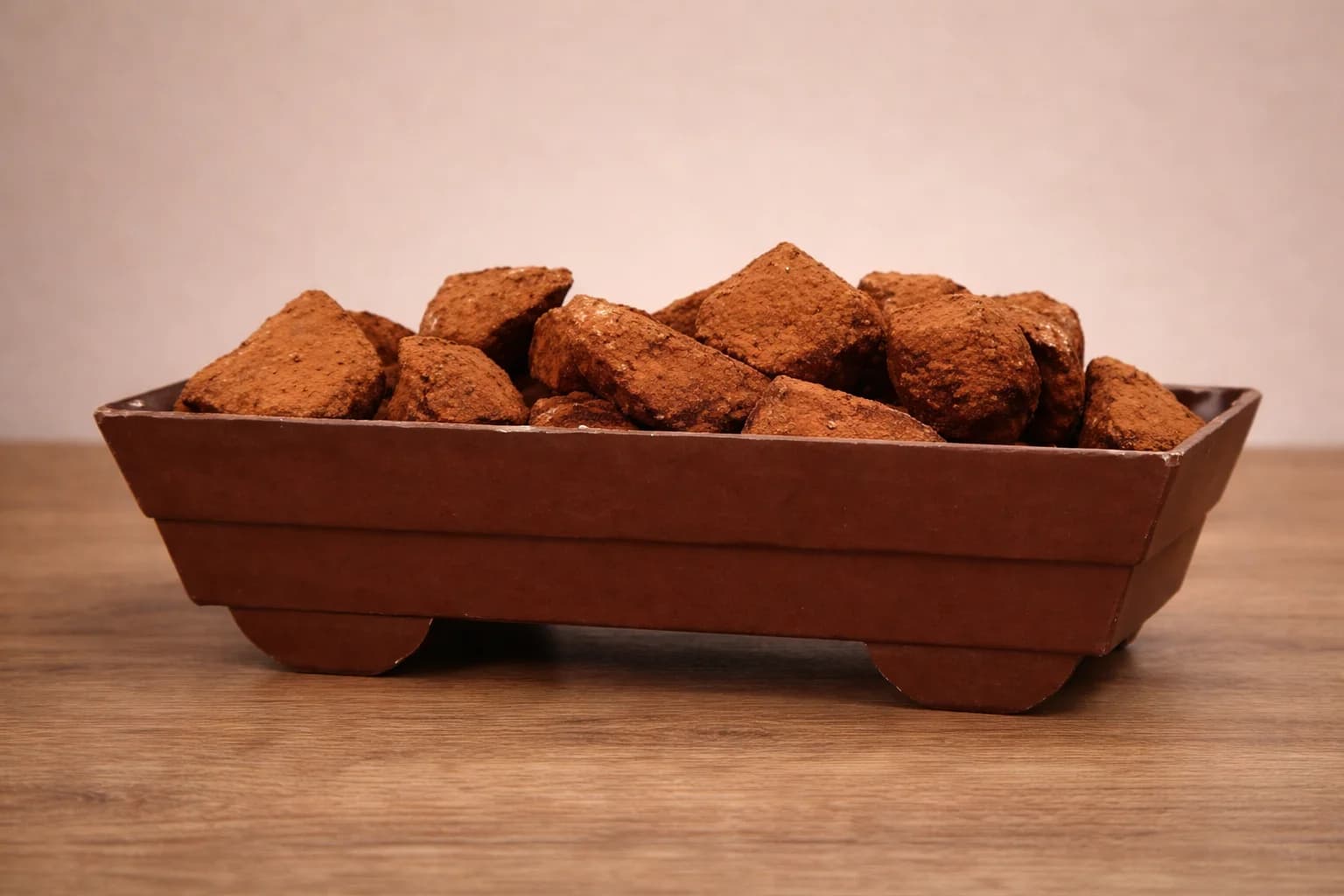 Wagonnet en chocolat taille 2 rempli de Minerais de fer, Aux Délices Lorraines